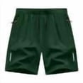 thumbnail image 6 of Taqqpue Men Shorts under 10 Dollars Elastic Waist Plus Size Athletic Shorts Men's Casual Solid Color High Waist Pockets Shorts Casual Running Shorts Clearance for Men, 6 of 6