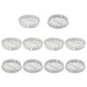 thumbnail image 1 of Uxcell Paquete de 10 Respiraderos de Soffit Redondos, 60mm/2.4 Pulgadas Cubierta de Respiraderos de Aire Plásticos para Baño Hogar/ Oficina/Cocina/Armario/Guardarropa [Gris Claro], 1 of 6
