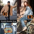 thumbnail image 5 of for Samsung Galaxy Tab A9 8.7" 2023 Case, Military Grade Heavy Duty Silicone Protection Cover with Pencil Holder + 360 Rotating Stand + Wrist Handle Rugged Cover, Black+Orange, 5 of 7