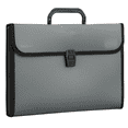 thumbnail image 1 of Lojalitet Carpeta con Compartimento para maletín portátil Financiero Bolsa para órganos de Gran Capacidad Simple,Gris, 1 of 5