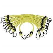 K-Tool 73830 10pk of 3/8" x 18" General Purpose Braided Bungee Cord