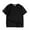 Black, variant on WOYY Boys Summer T Shirt Short Sleeve Casual T-Shirt Cotton Solid Soft Tshirt