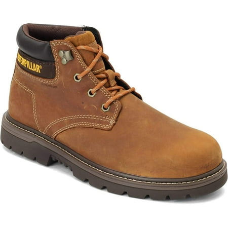

QUIETTCEX Mens Outbase WP Construction Boot Leather Brown 13