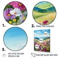 thumbnail image 3 of Designart "Mountain Countryside Adorned With Pansies" Pansies Wall Art Prints, 3 of 7