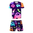 thumbnail image 2 of Space Wolf Kill Suit, Boy Game Shirt Pants 2 Piece Set, Birthday Party Gift, Loose T-Shirt-HAPDEN, 2 of 3