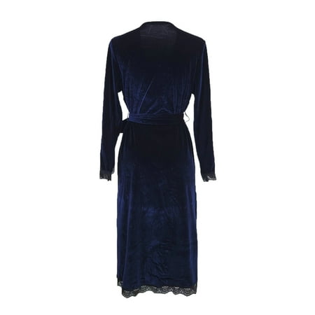 

Quealent Lingerie Set Women s Plus Size Lingerie - Split Cup Lace Sleepwear Chemise Set Blue L