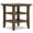 Natural Aged Brown, variant on Trent Home Wood 19" Square Transitional End Table in Warm Walnut Brown