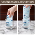 thumbnail image 4 of 2 Pcs Funny Kitchen Towels,Light Blue Christmas Snowman Pattern Microfiber Dish Towels,Kitchen Tea Towels,Kitchen Towel Set (18" X 26"), 4 of 7