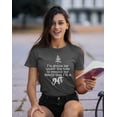 thumbnail image 2 of Christmas I'm a Gift Gonna Lay Under The Tree Shirt for Women Womens Tshirt, XL, Charcoal, 2 of 6