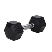 Tcbosik Dumbbells Hand Weights (Single) - 20 LB Exercise & Fitness Dumbbell for Home Gym Equipment for Women Men - Black