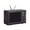 Black, variant on Antique Miniature TVs 1/12 Doll House Scene Display Accessory With Realistic Detail For Collector And Model Enthusiasts