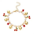 thumbnail image 6 of HPINK-T Cute Christmas Tree Pearl Pendant Bracelet Colorful Beaded Santa Claus Christmas Tree Stockings Snowflake Gift Box wreath crutch Candy Elk Pendant Bracelet for Christmas Party, 6 of 8