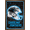 Bronze Framed Version, variant on NFL Carolina Panthers - Neon Helmet 23 Wall Poster, 22.375" x 34"