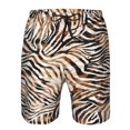 thumbnail image 3 of Fotbe Watercolor Zebra Trajes de Baño Estampados para Hombre, Shorts de Verano de Secado Rápido, Ropa de Playa, Bañadores-XX-Large, 3 of 6