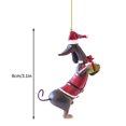 thumbnail image 3 of SLYNSHome Christmas Dog Ornament Puppy Xmas Decoration Hanging Christmas Tree Crafts Dachshund Pendant Puppy's First Christmas Xmas Gifts for Pet Lovers (), 3 of 4