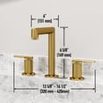thumbnail image 5 of Vigo Vg01304 Sterling 1.2 GPM Widespread Bathroom Faucet, 5 of 11