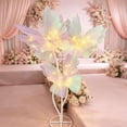 thumbnail image 6 of MInHoues 20 Inch Giant 3D Light Up Pink Mesh Butterfly Decor, LED Lighted Hanging Butterfly Ornament, Large Illuminated Butterfly for Wedding Birthday Baby Shower Indoor Outdoor Party Home Decor, 6 of 8