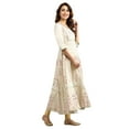 thumbnail image 4 of Round Neck Printed Kurta - OffWhite-Medium, 4 of 6