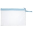 thumbnail image 1 of Weiweiguan 1pc Waterproof Gauze Zipper File Bag Office File Bag Documents Pouch Zipper Bag, 1 of 6