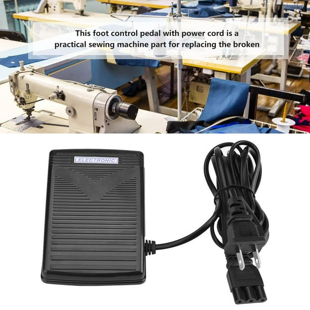 Mgaxyff Home Sewing Machine Foot Control Pedal With Power Cord , Sewing