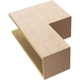 thumbnail image 6 of 8"W x 16"D x 24"H Classic Chapel Hill Rough Cedar Woodgrain TimberThane Corbel, Primed Tan, 6 of 6