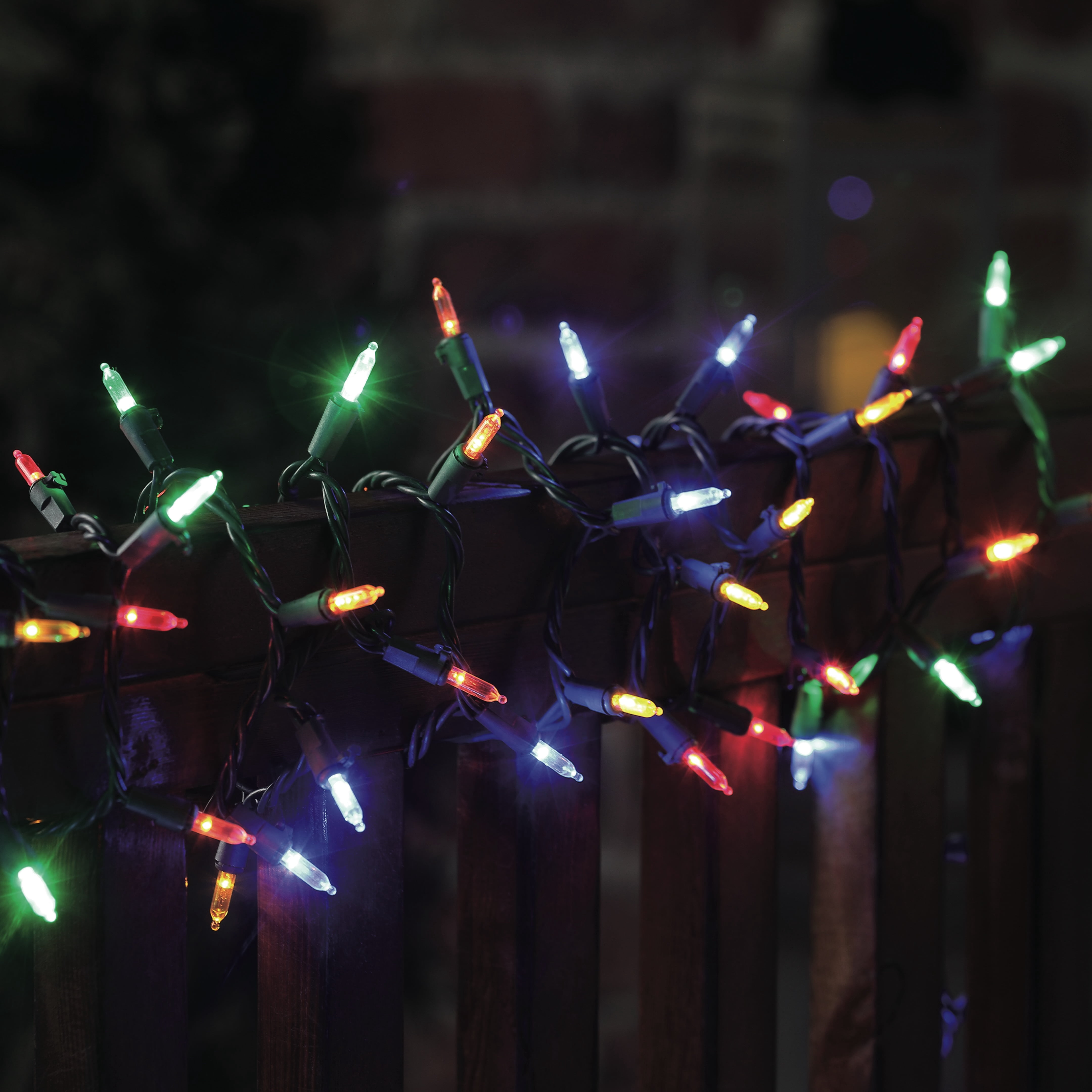 Indoor/Outdoor 300-Count LED Mini Christmas String Lights, Multicolor, 62.3', by Holiday Time