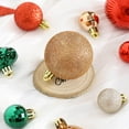 thumbnail image 4 of BKER Clear Glitter Hanging Shatterproof Baubles For Home, 4 of 6