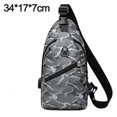 thumbnail image 2 of Bandolera cruzada en el pecho y hombro, bolsa de bolsillo personal, bolsas de viaje antirrobo, mochila para hombres y mujeres, resistente al agua, 2 of 6