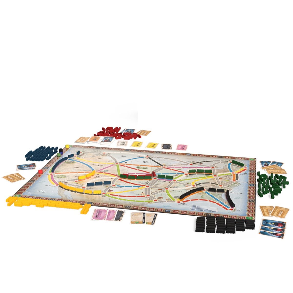 Asmodee - Days of Wonder - Ticket to Ride - Refresh - Strategic Family Game - for 2 to 5 Players - Ages 8 and up - French
