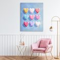 thumbnail image 3 of Stupell Industries Contemporary Pastel Heart Grid Canvas Art, 24 x 30, by The Prints Vibe, 3 of 8