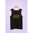 thumbnail image 5 of Old Glory Juniors Die Without Coffee Funny Sleeveless Graphic Tank Top, 5 of 6
