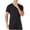 Black, variant on Men's T-Shirts With Pockets Cotton Shirts White Tee Shirt Men Short Sleeve Henley Black Tshirts T-Shirt With Print for Men