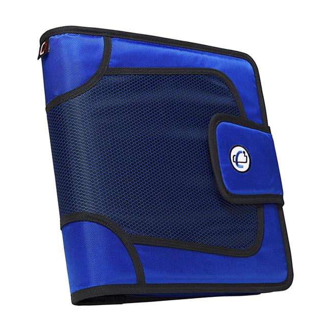 Strap Binder with Tab File, ORing, 2 in. Blue
