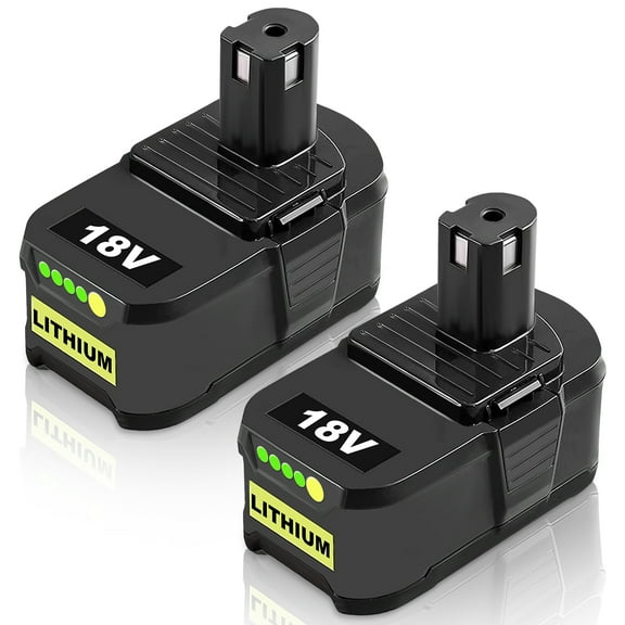 2Pack 8.0Ah P108 Battery Replacement for Ryobi 18v Battery Compatible with Ryobi Battery 18V Tools