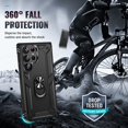 thumbnail image 4 of Tasnim Kickstand Case for Samsung Galaxy S23 Plus 5G Case, Adjustable Built-in Camera Ring Stand, Military-Grade Protection, Scratch-Resistant Acrylic Back Cover Samsung S23 Plus Case, 4 of 5