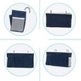 thumbnail image 5 of Bedside trolley/bedside storage bag hanger for bunk and hospital beds, dorm bed rails, 5 of 7
