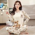 thumbnail image 1 of Ensembles de Pyjama pour Femmes Imprimé Dessin Animé Ensembles de Pyjama Manches Longues Automne Hiver Ensembles de Pyjama Doux Vêtements de Nuit Amples, 1 of 5