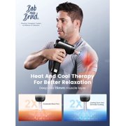 BOB AND BRAD X6 Pro Massage Gun Deep Tissue Percussion with Metal Head Therapy, for Athletes, Electric Massager Gun for Pain Relief