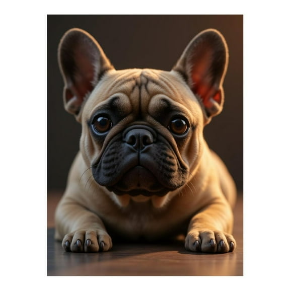 Diamond Art Kit for Adults, Cute French Bulldog Portrait Diamond Painting for Adults Beginners, DIY Diamond Art Painting Kits, 5D Diamond Painting Crafts for Home Decor 12x16 Frameless