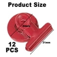 thumbnail image 5 of 12 pack Fridge Magnets Refrigerator Magnets Magnetic Clips Heavy Duty Detailed List Display Paper Fasteners on Home& Office& Teaching, 5 of 5