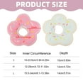 thumbnail image 3 of Nallwabiu Cat Cone Collar Soft, Cat Recovery Collar for Wound Healing Cute Donut Adjustable Kitten Cones to Stop Licking Comfortable Lightweight Neck Elizabethan Collars for Kittens After Surgery, 3 of 9