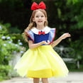 thumbnail image 6 of KAWELL Yellow Dress Princess Dress Up Halloween Masquerade Costume, 6 of 6