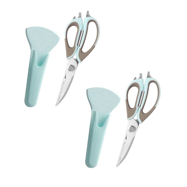 Kitchen Shears Ultra Sharp Stainless Steel Multifunctional Stainless Steel Kitchen Detachable Shears Heavy Duty Meat Scissors Chicken Poultry Fish Herbs Food Scissors