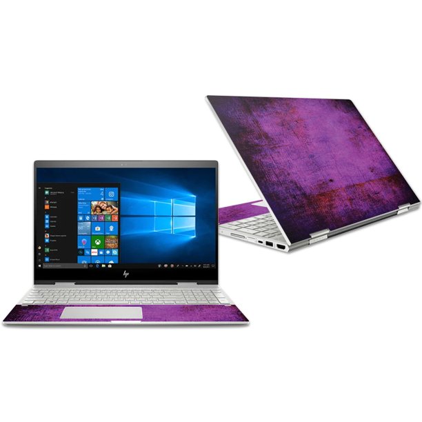 MightySkins Skin for HP Envy x360 Convertible 15" (2018) Purple Sky