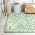 thumbnail image 5 of JONATHAN Y SANTA MONICA 5 x 8 Area Rug, Malta Bohemian Medallion Textured Weave - Cream/Green, SMB104F-5, 5 of 11