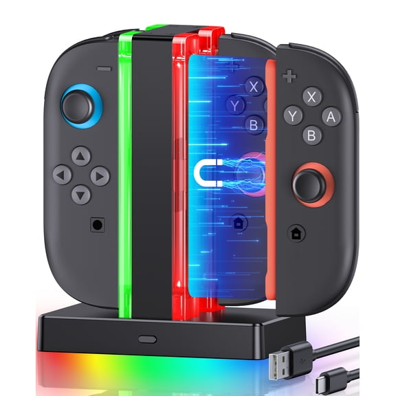 ESYWEN Switch 2 Controller Charger, Switch 2 Accessories with Charging Dock