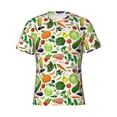 thumbnail image 3 of Naloa Vegetables2 Men's T-Shirt Sport T-shirt Men's Basic Tee Casual Men's Shirt, Round Neck, Short Sleeves - X-Large, 3 of 5