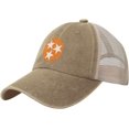 thumbnail image 1 of Tennessee Tri Star Flag Cowboy Mesh Baseball Cap Women'S Man Outdoor Cap, 1 of 8