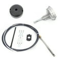thumbnail image 6 of 12' Boat Rotary Steering System, Marine Steering Cable 3/4" Tapered Shaft Outboard Steering Kit Marine Safe-T W/12 Steering Cable for Boats Steering System, 6 of 9