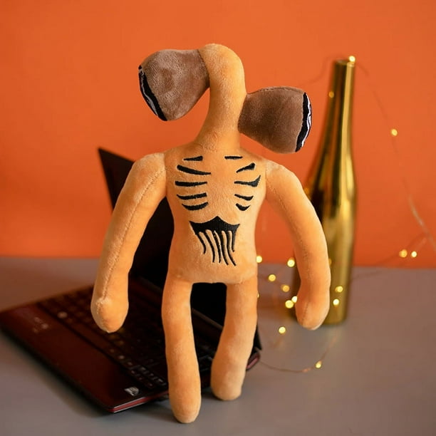 Peluche de terror con cabeza de sirena negra, regalo de Navidad para niños (1)